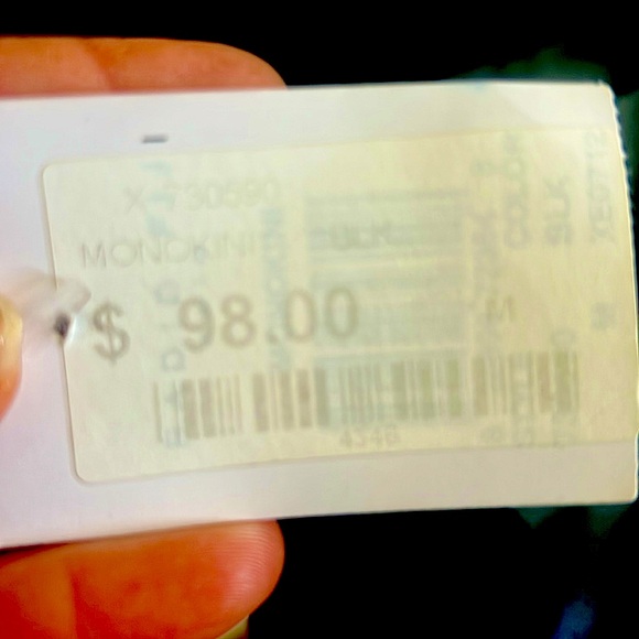 #096 NWT sexy, super cute one piece tie on bikini style bathing suit - Picture 12 of 12